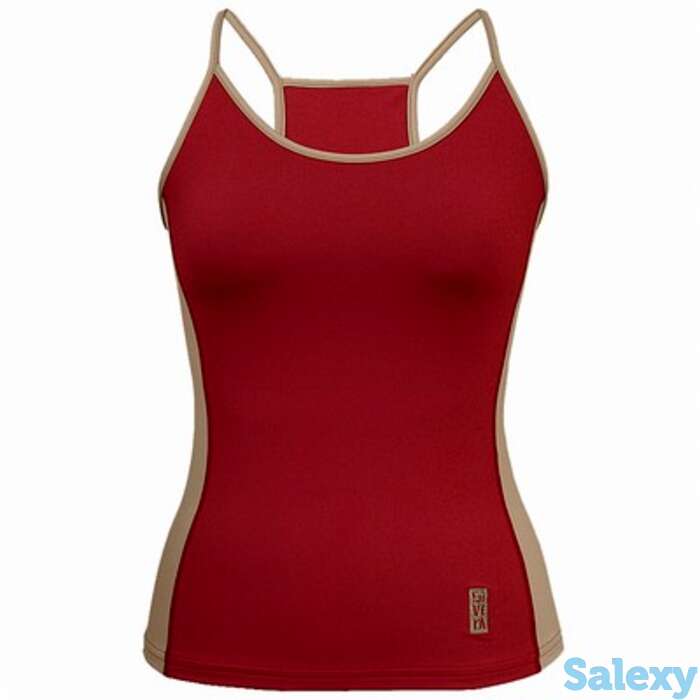 Топик сивера анкира бежевый/вишневый, фотография 1