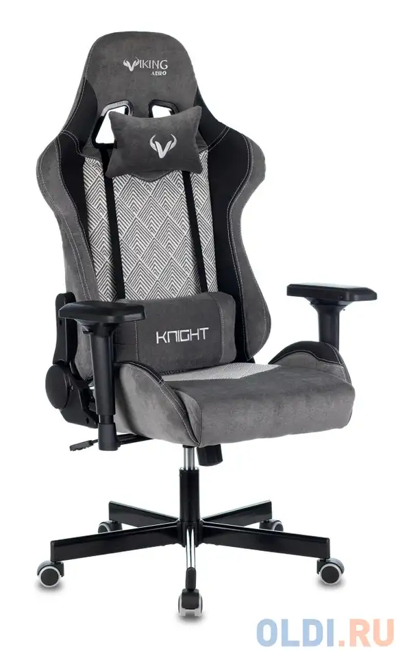 Кресло для геймеров zombie viking 7 knight серый, фотография 1