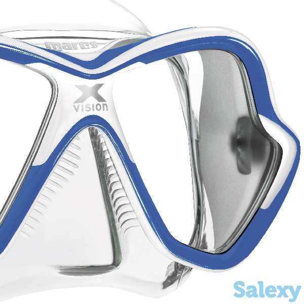 Маска для плавания mares x-vision, для взрослых - ц.обт.черный, ц.р.черный, фотография 2