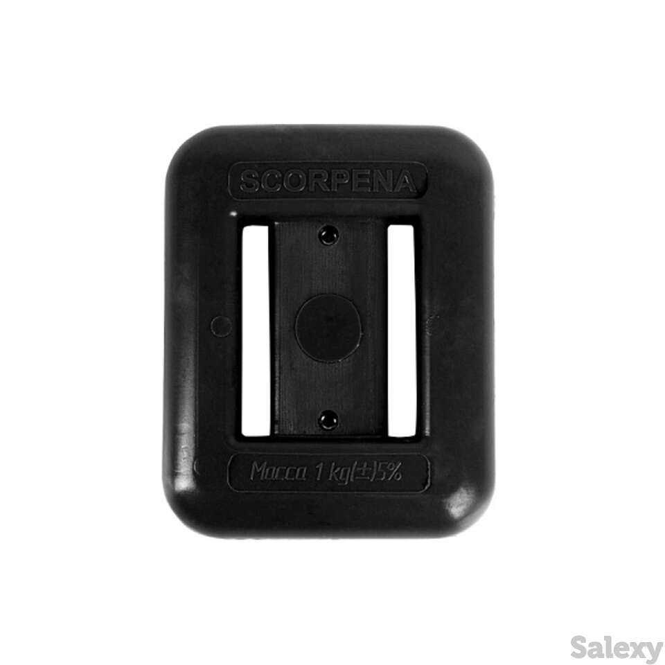 Груз полумягкий scorpena 1 кг, чёрный, фотография 1