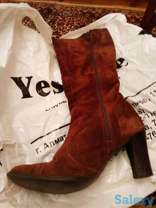сапоги женские, Италия, в отличном состоянии, фотография 1