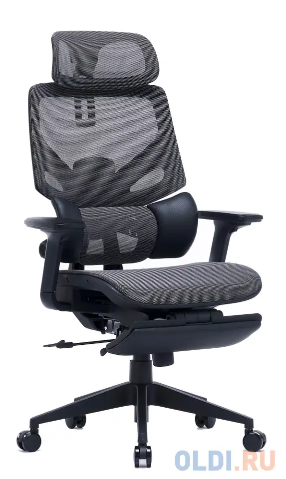 Кресло cactus cs-chr-mc01-gy серый, фотография 1