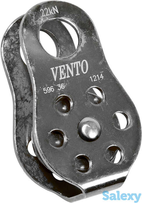 Блок-ролик венто высота про одинарный без подшипника сталь, фотография 1